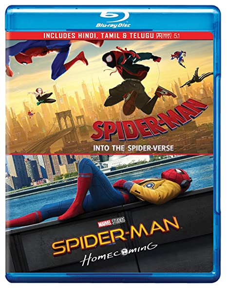 Spider-Man 2 Movies Collection - Spider-Man: Into the Spider-Verse + Spider-Man: Homecoming (Blu-Ray)