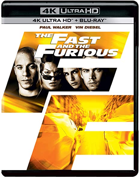 Fast & Furious 1: The Fast and the Furious (2001) (4K UHD & HD) (2-Disc) (Blu-Ray)