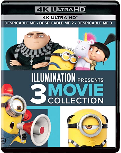 Despicable Me Trilogy: Despicable Me + Despicable Me 2 + Despicable Me 3 (4K UHD) (Blu-Ray)