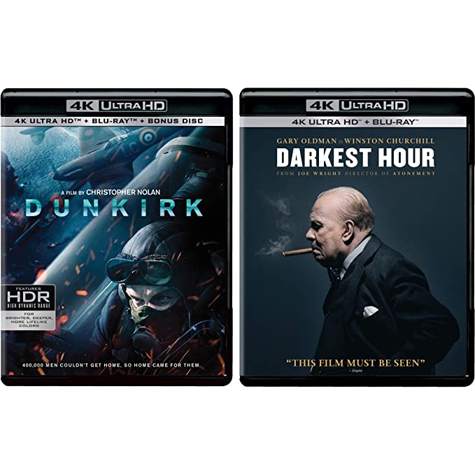 Dunkirk & Darkest Hour (4K UHD & HD) (Blu-Ray)