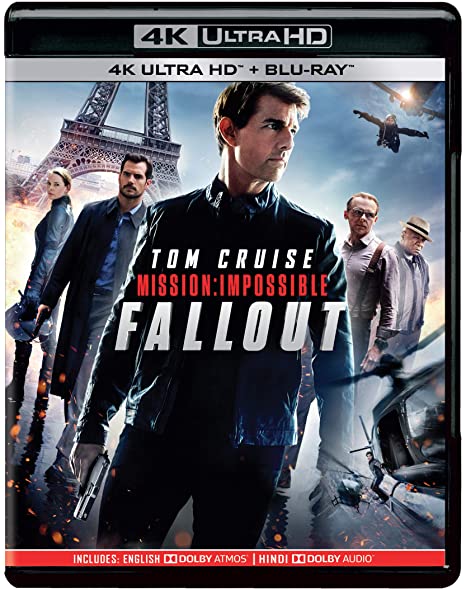 Mission: Impossible 6 -Fallout (4K UHD + Blu-ray + Bonus Disc) (3-Disc) (Blu-Ray)