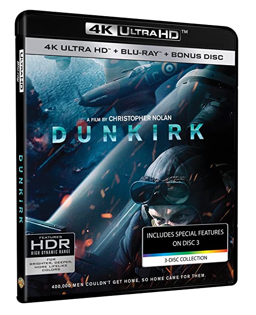Dunkirk (4K UHD + HD) (3-Disc Box Set) (Blu-Ray)
