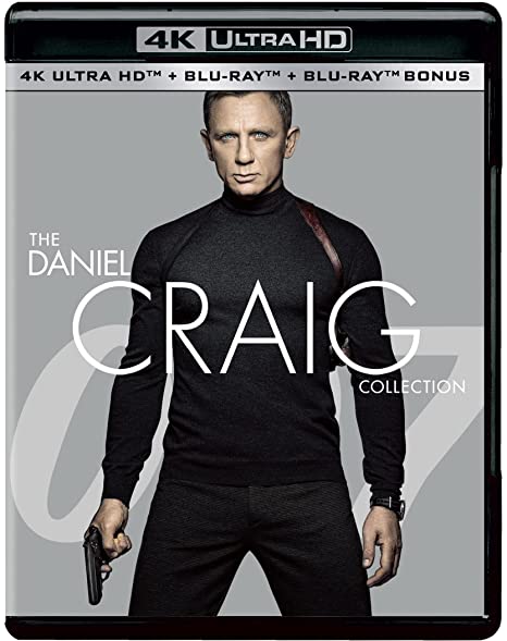 Casino Royale + Quantum of Solace + Skyfall + Spectre - Daniel Craig as James Bond (Blu-Ray)