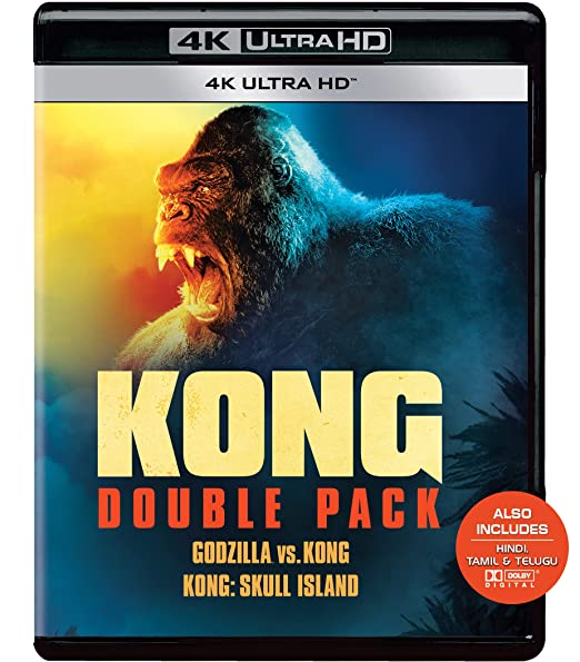 Kong Double Pack: Godzilla vs Kong + Kong Skull Island (Blu-Ray)