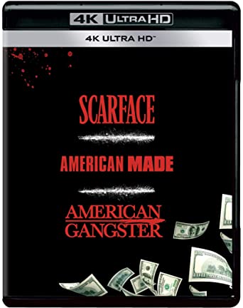 Narcos Collection: 3 Movies - Scarface + American Gangster + American Made (Blu-Ray)