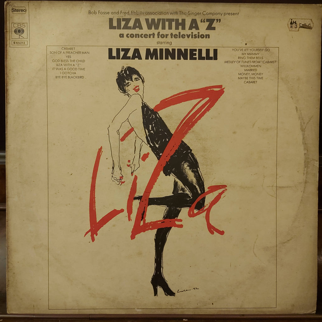 Liza Minnelli – Liza With A ‘Z’. A Concert For Television (Used Vinyl - VG)