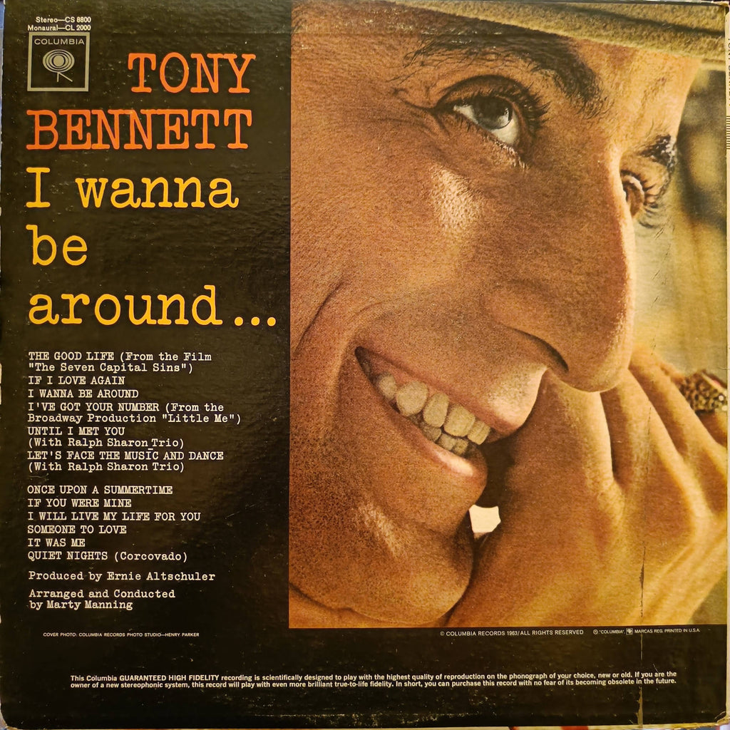 Tony Bennett – I Wanna Be Around (Used Vinyl - VG) AK