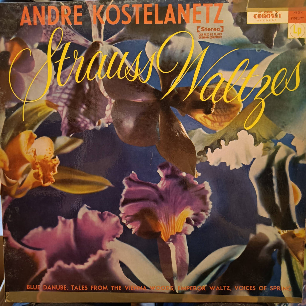 Andre Kostelanetz And His Orchestra – Strauss Waltzes (Used Vinyl - VG) JS