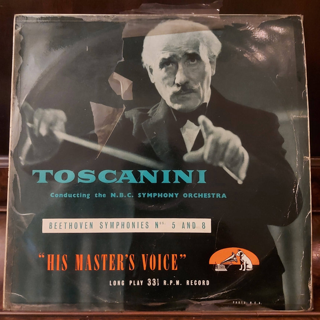 Beethoven*, Toscanini* – Symphonies Nos. 5 And 8 (Used Vinyl - G)