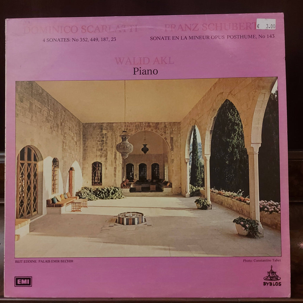 Walid Akl, Domenico Scarlatti, Franz Schubert – Dominico Scarlatti: 4 Sonates: No. 352, 449, 187, 23 / Franz Schubert: Sonate En La Mineur Opus Posthume, No 143 (Used Vinyl - VG+)