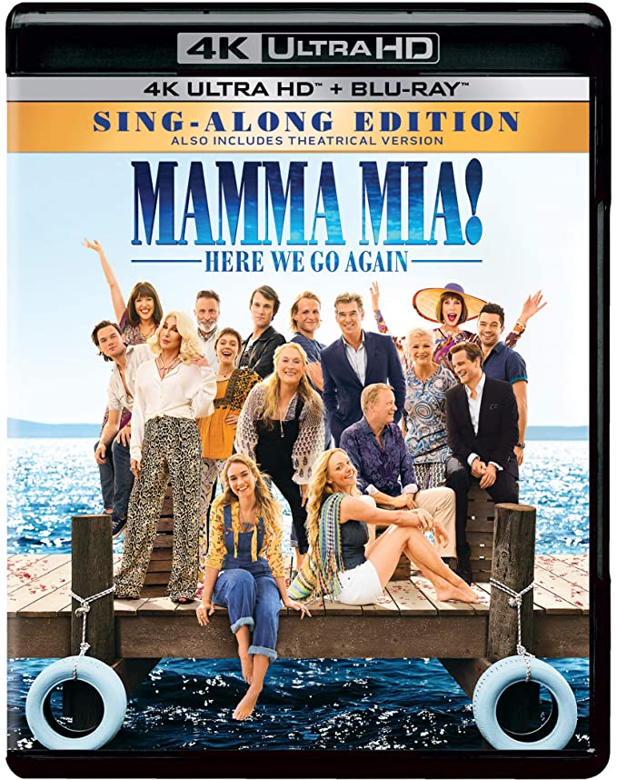Mamma Mia!: Here We Go Again (Sing Along Edition Also Includes Theatrical Version) (Blu-Ray)