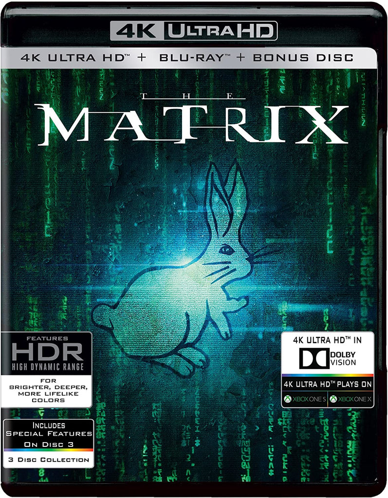 The Matrix (4K UHD & HD + Bonus Disc) (3-Disc) (Blu-Ray)