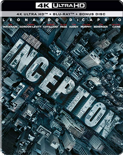 Inception (Steelbook) (4K UHD & HD) (3-Disc) (Blu-Ray)