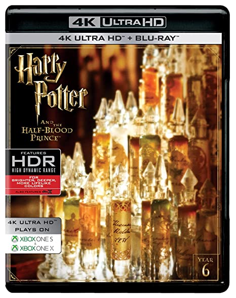 Harry Potter and the Half Blood Prince (2009) - Year 6 (4K UHD & HD) (2-Disc) (Blu-Ray)