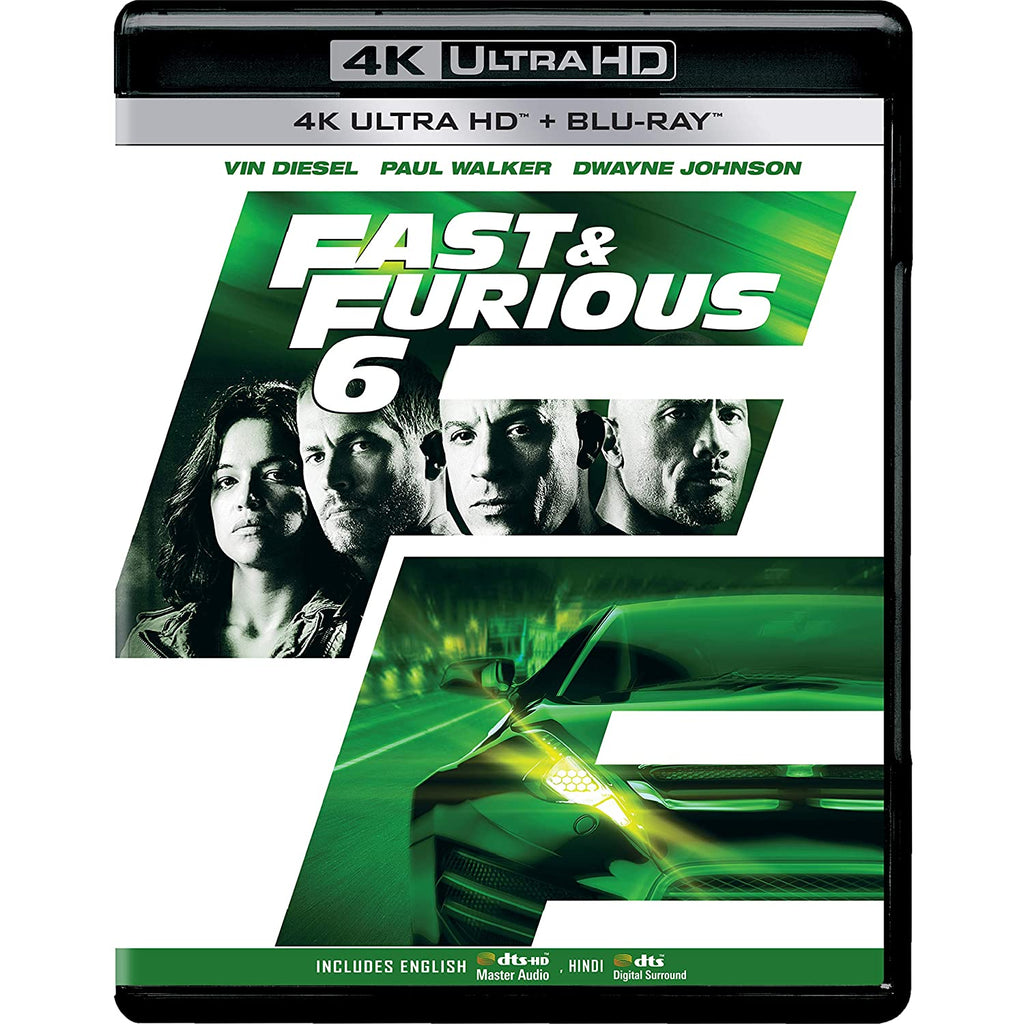 Fast & Furious 6 (4K UHD & HD) (2-Disc) (Blu-Ray)