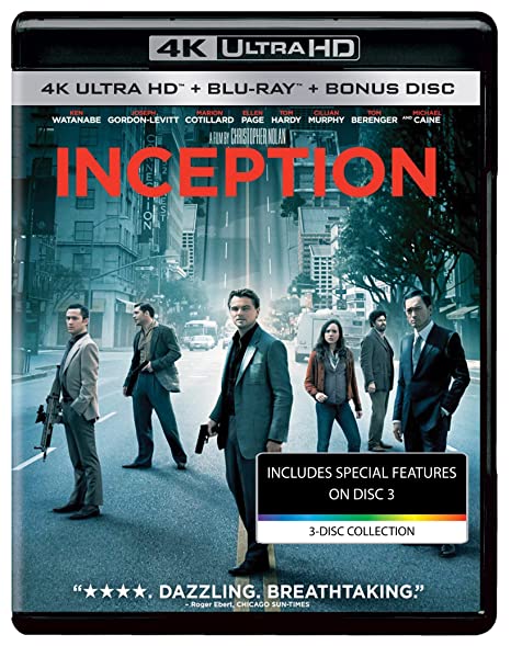 Inception (4K UHD & HD) (3-Disc Box Set) (Blu-Ray)