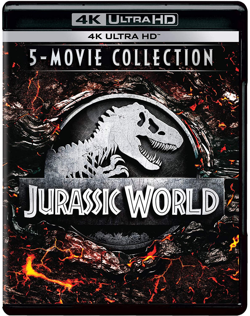 Jurassic World 5 Movies Collection: Jurassic Park + The Lost World: Jurassic Park + Jurassic Park 3 + Jurassic World + Fallen Kingdom (Blu-Ray)