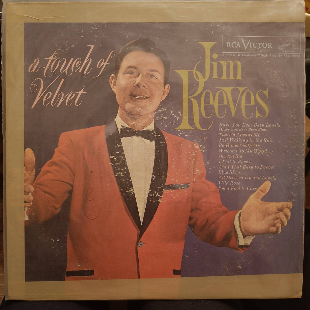 Jim Reeves – A Touch Of Velvet (Used Vinyl - G) JS