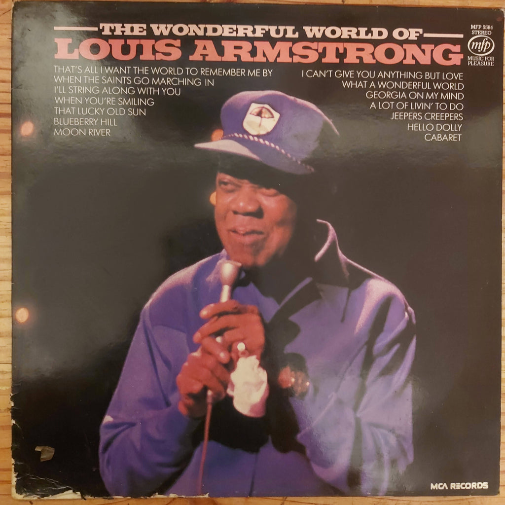 Louis Armstrong – The Wonderful World Of Louis Armstrong (Used Vinyl - VG) JS