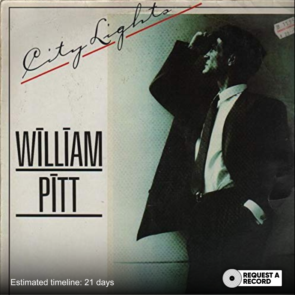 William Pitt – City Lights (Pre-owned vinyl -VG)(RAR)