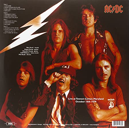 AC/DC – Live 1979 - Towson Cenaryland  (Pre-Order)