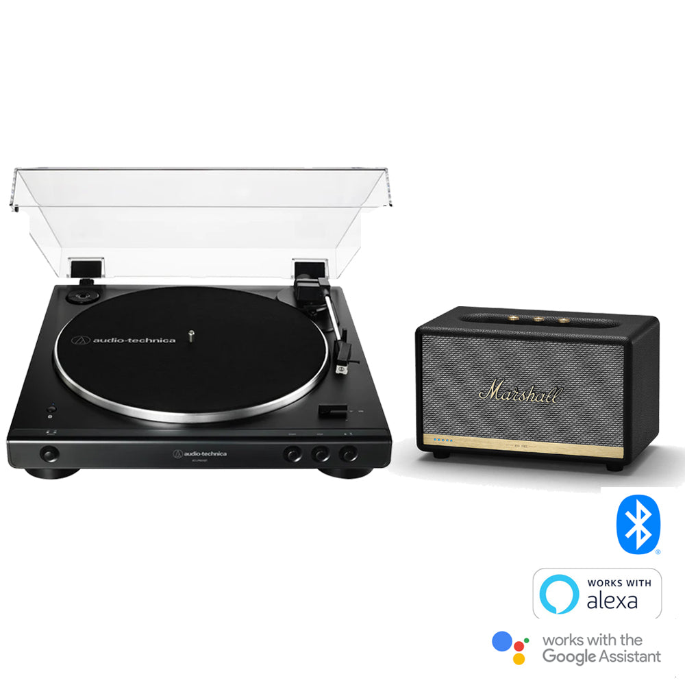 Audio Technica LP-60X + Marshall Acton II