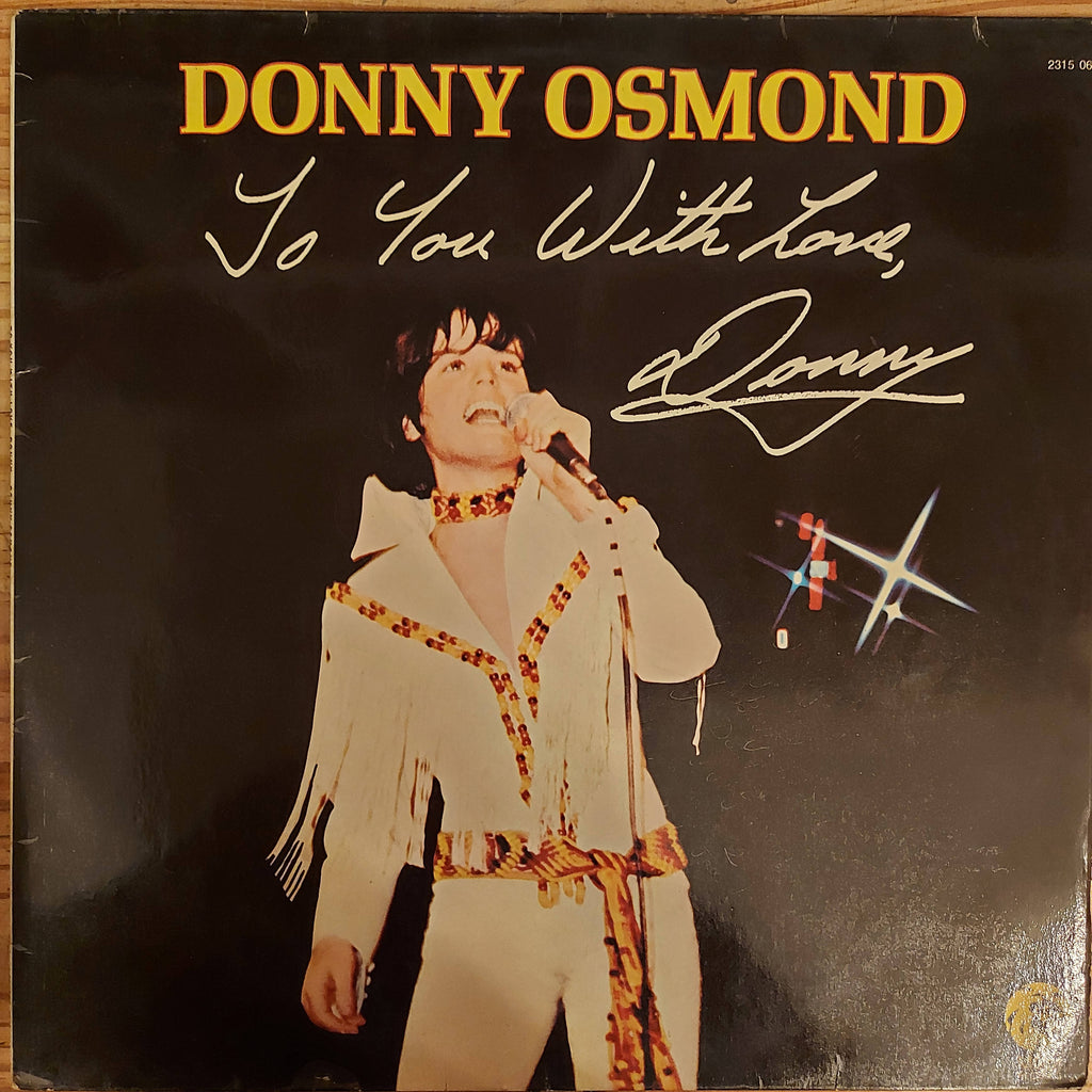 Donny Osmond – To You With Love, Donny (Used Vinyl - VG)