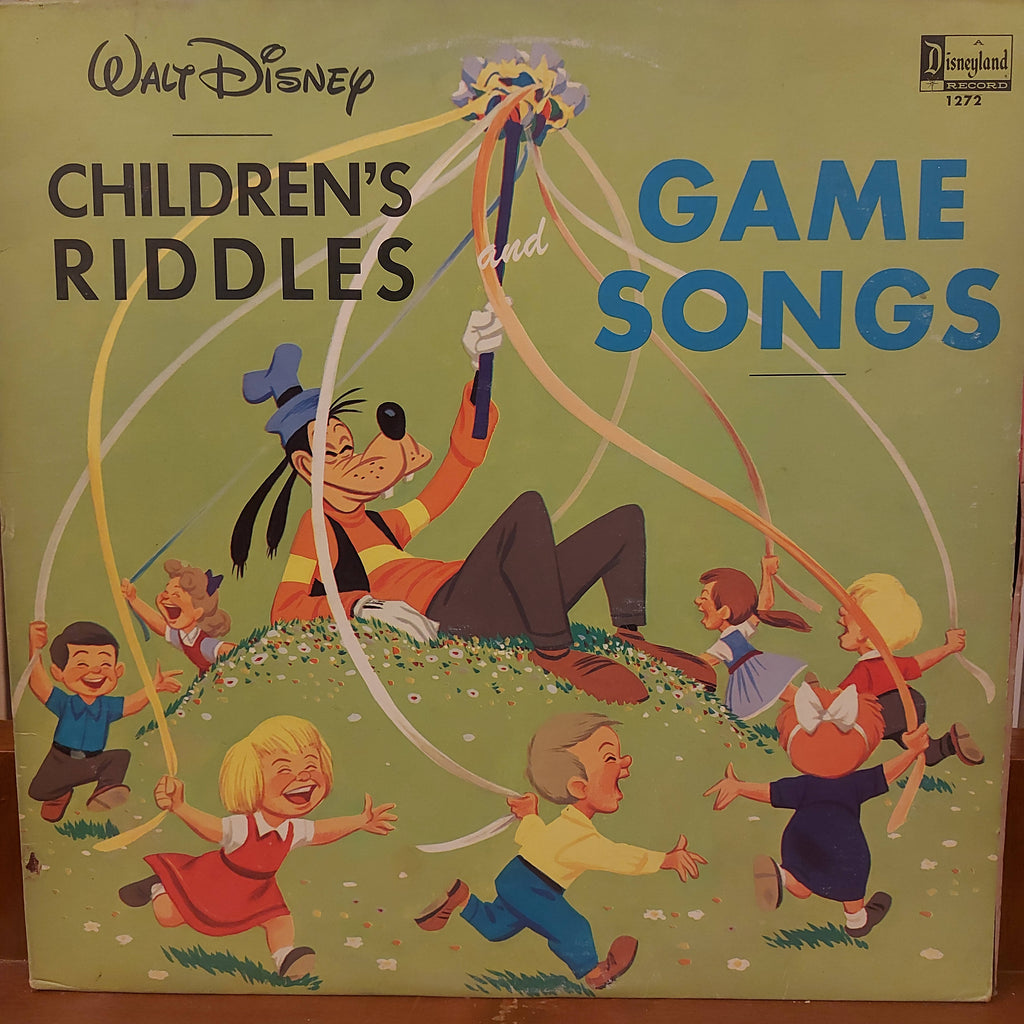 Various – Walt Disney Presents Children's Riddles And Game Songs (Used Vinyl - G)