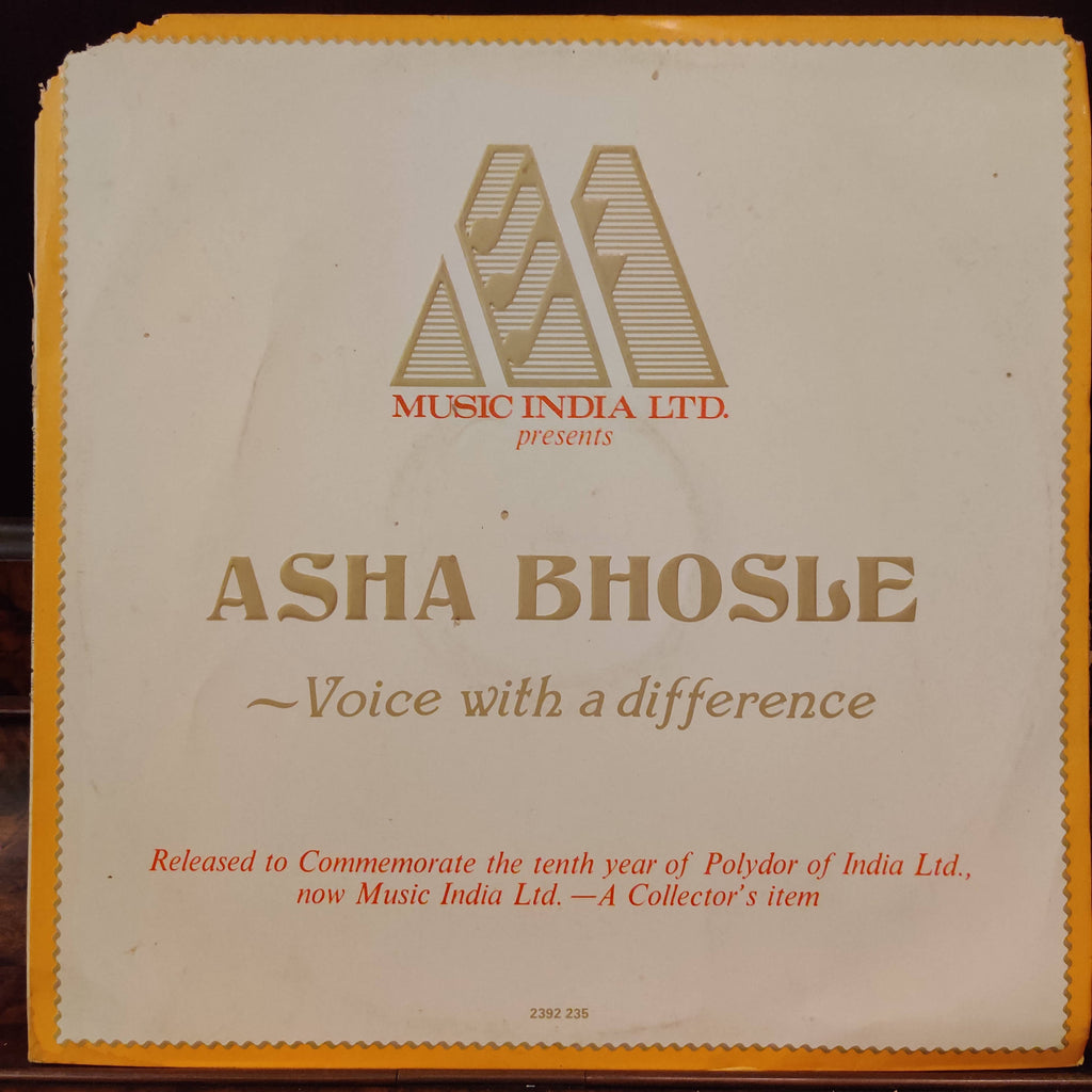 Various - Asha Bhosle Voice With A Difference (Used Vinyl - VG+)