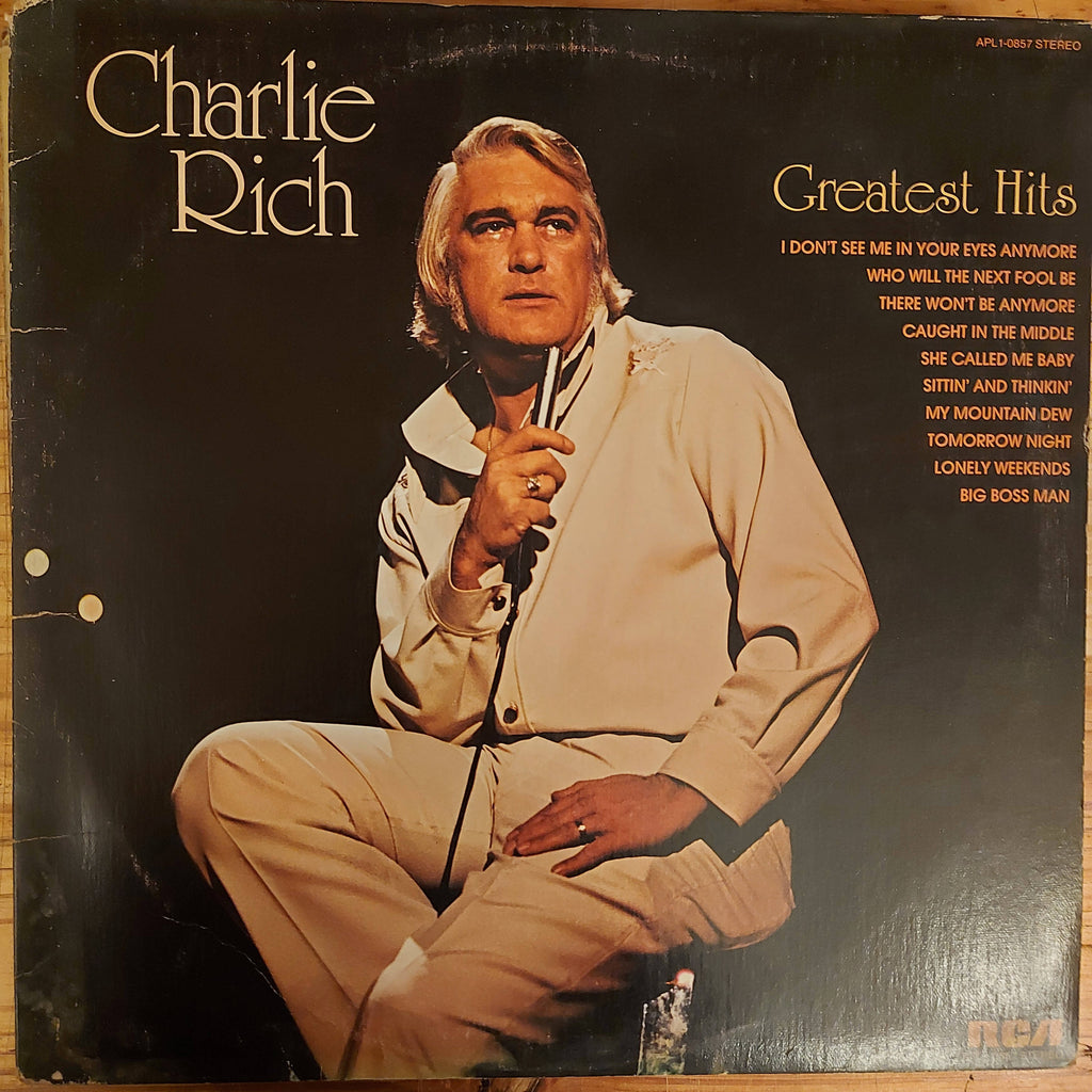 Charlie Rich – Greatest Hits (Used Vinyl - VG)