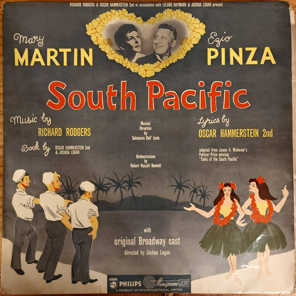 Mary Martin, Ezio Pinza, Richard Rodgers / Oscar Hammerstein II With Original Broadway Cast – South Pacific (Used Vinyl - VG)