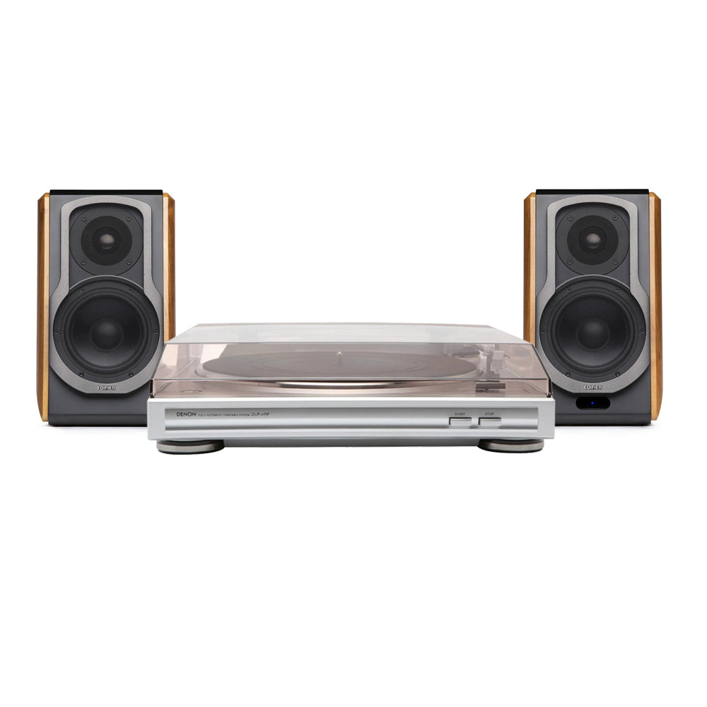 Denon DP29F Turntable + Edifier S1000DB Speakers
