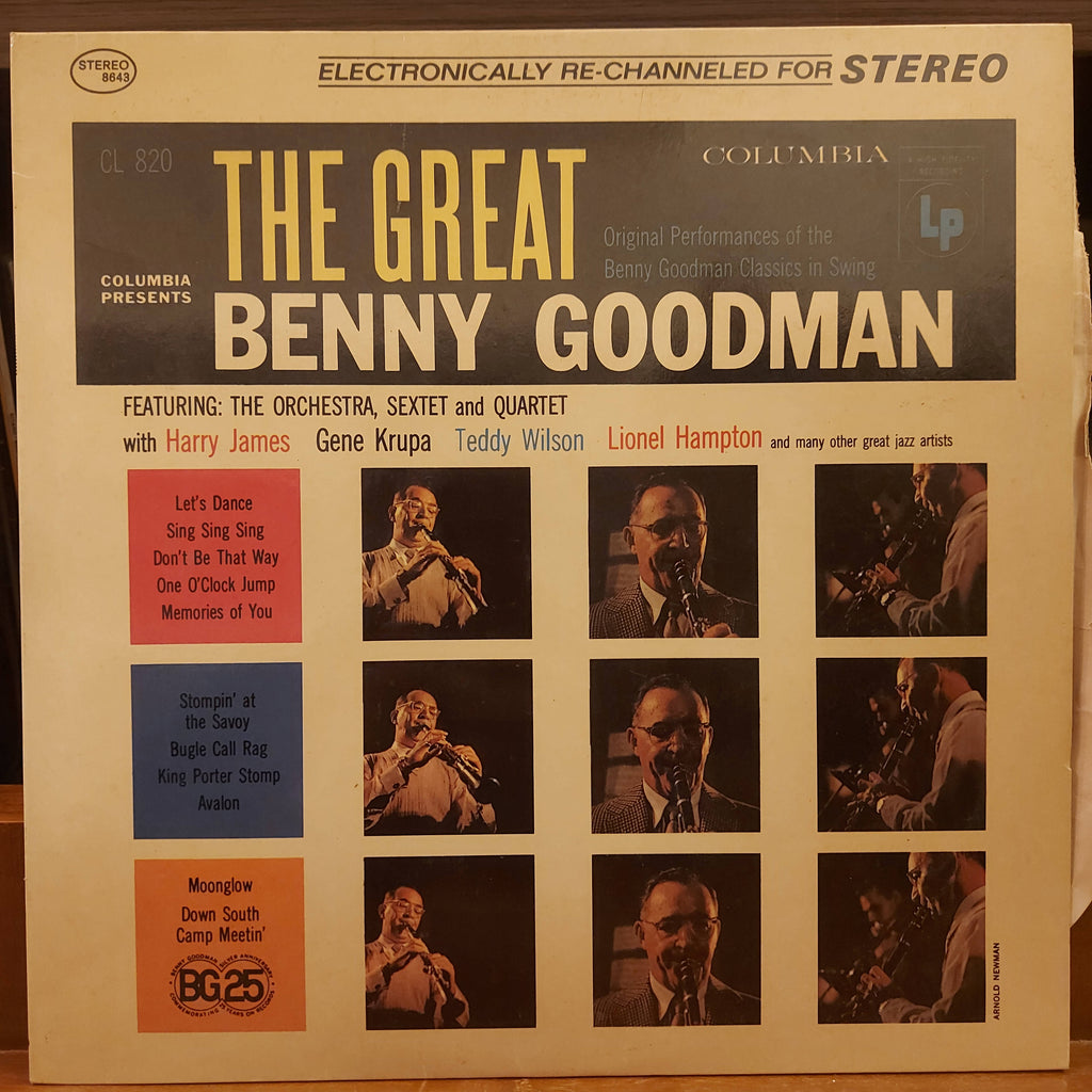 Benny Goodman, His Orchestra, Quartet and Sextet – The Great Benny Goodman (Used Vinyl - VG+)