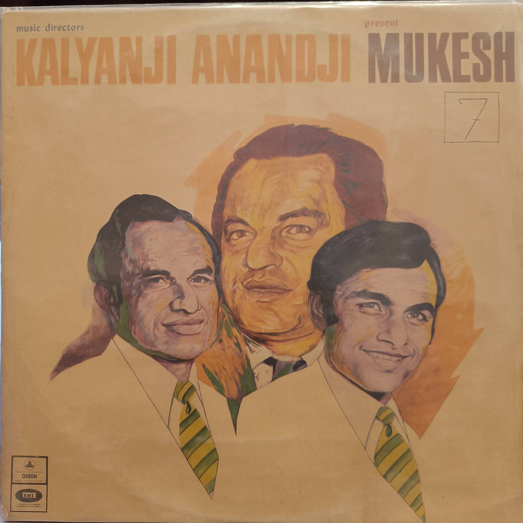 Kalyanji Anandji present Mukesh – A Selection Of Hindi Film Songs (Used Vinyl - VG) NP