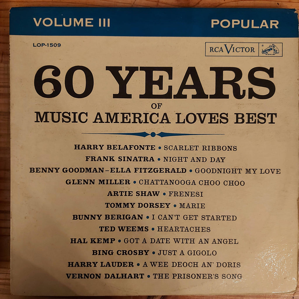 Various – 60 Years Of Music America Loves Best -- Popular -- Volume III (Used Vinyl - VG)