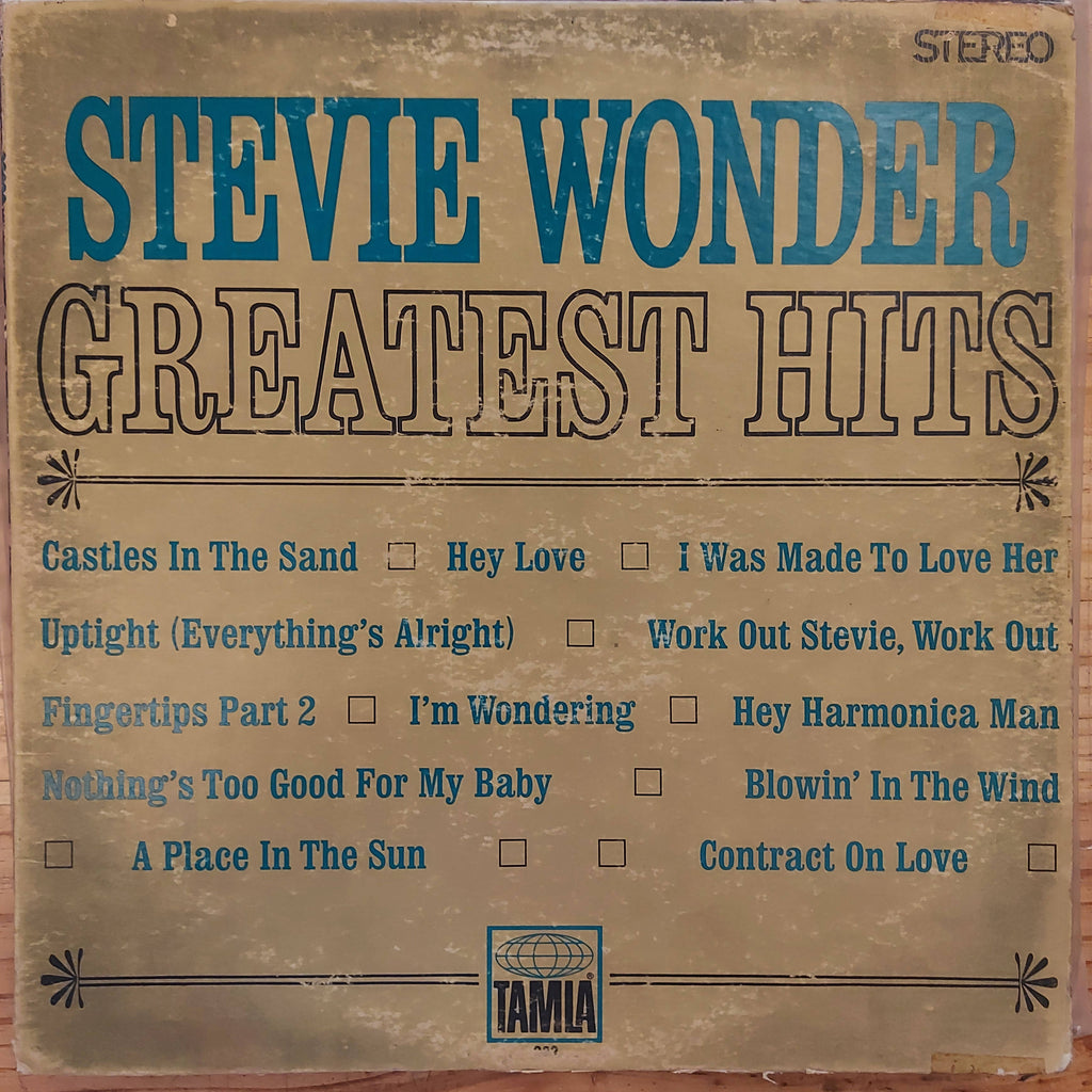 Stevie Wonder – Stevie Wonder's Greatest Hits (Used Vinyl - VG) SL