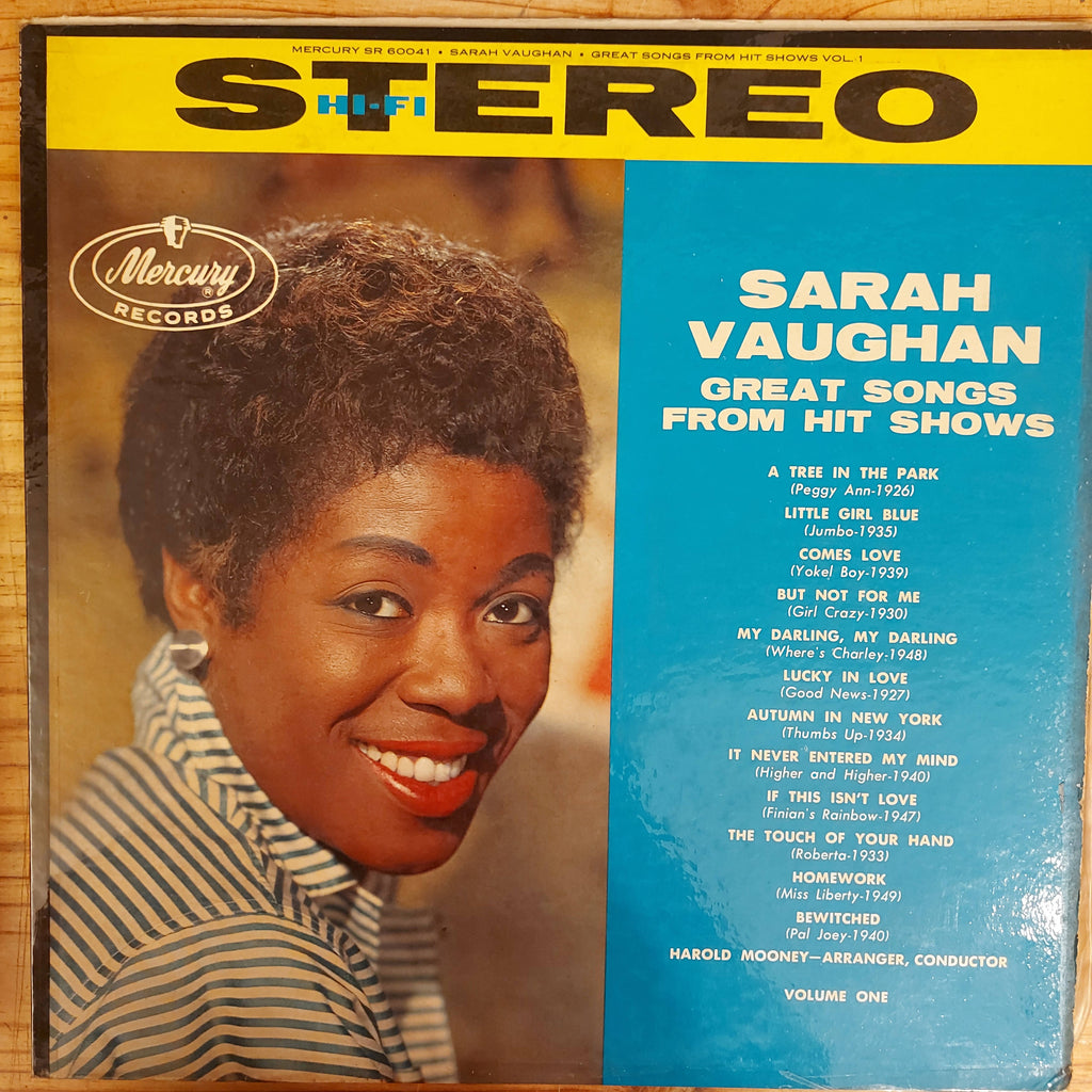 Sarah Vaughan – Great Songs From Hit Shows, Vol. 1 (Used Vinyl - G)
