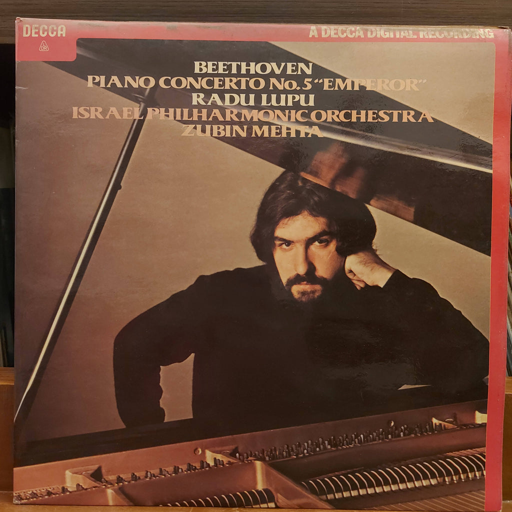 Beethoven / Radu Lupu / Israel Philharmonic Orchestra / Zubin Mehta – Piano Concerto No.5 "Emperor" (Used Vinyl - VG+)