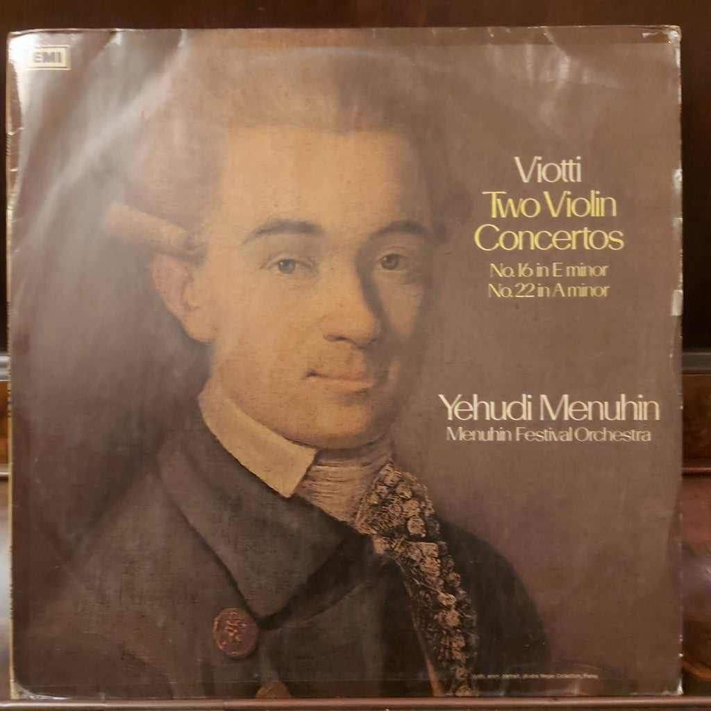Viotti, Yehudi Menuhin, Menuhin Festival Orchestra – Two Violin Concertos (No.16 In E Minor / No.22 In A Minor) (Used Vinyl - VG+)