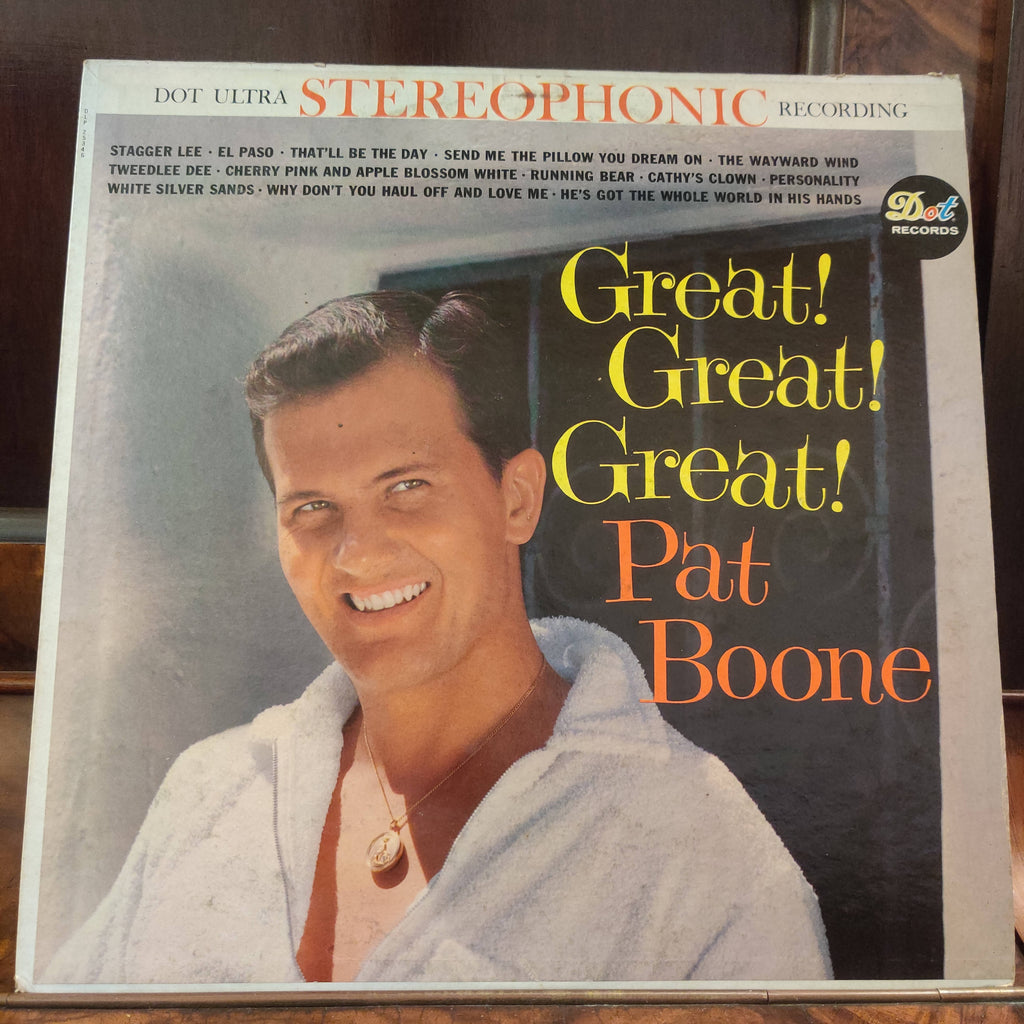 Pat Boone – Great! Great! Great! (Used Vinyl - VG+)