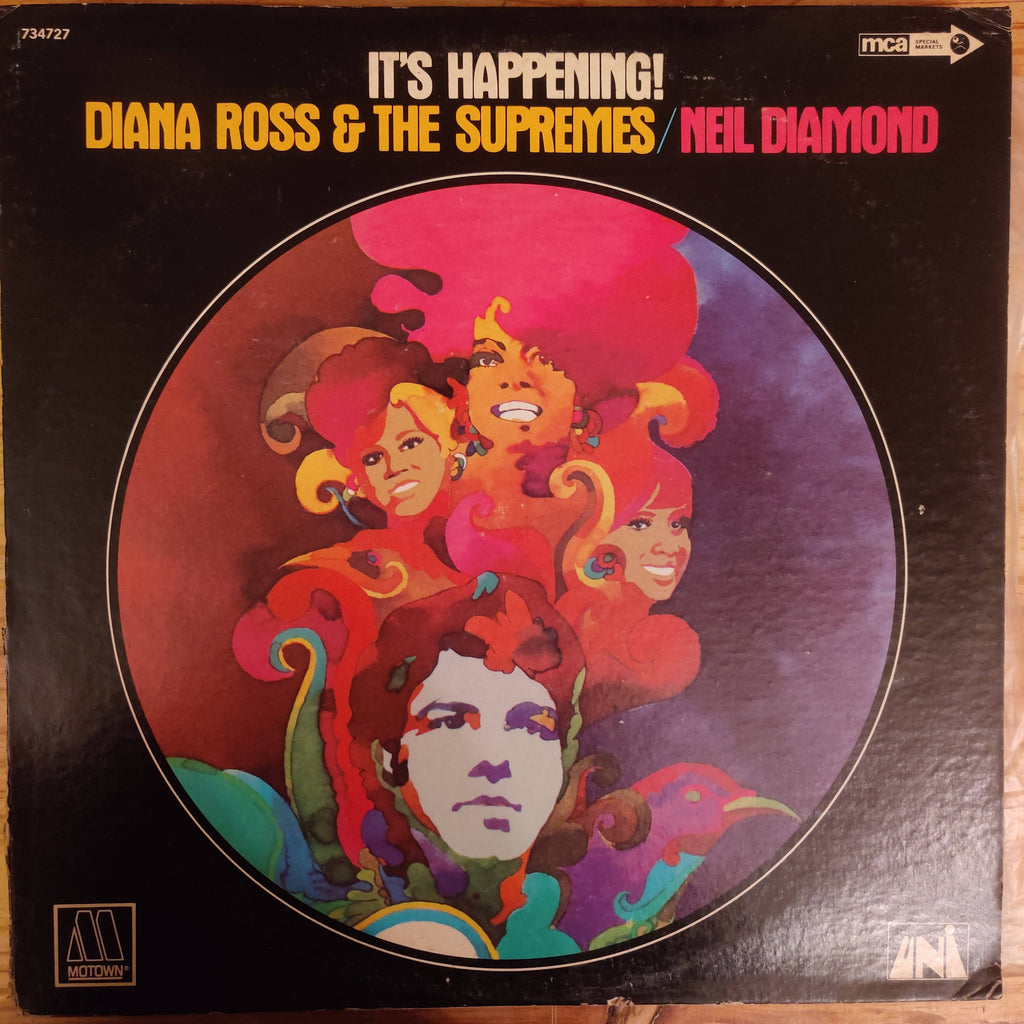 Diana Ross & The Supremes / Neil Diamond – It's Happening! (Used Vinyl - VG)