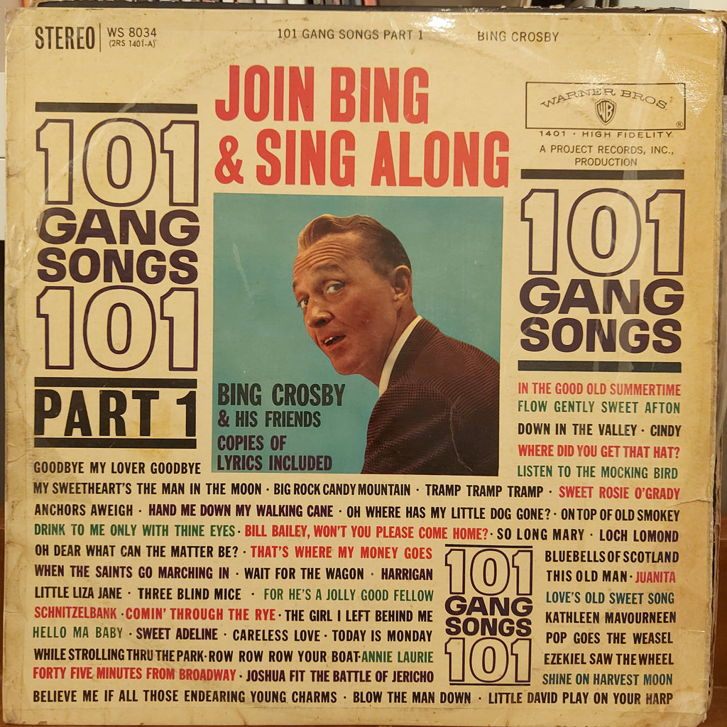 Bing Crosby & His Friends – Join Bing & Sing Along (Used Vinyl - G)