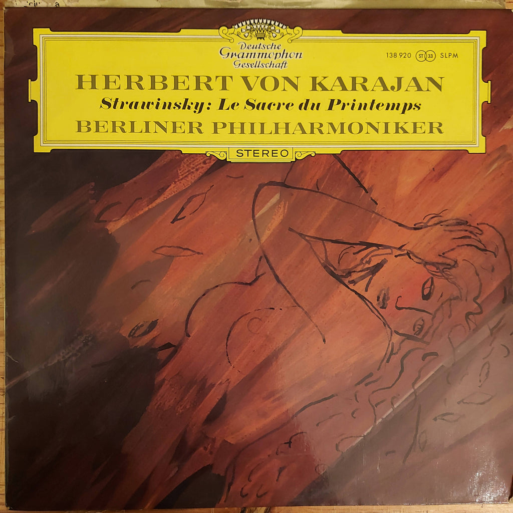 Strawinsky - Berliner Philharmoniker, Herbert von Karajan – Le Sacre Du Printemps (Used Vinyl - VG)