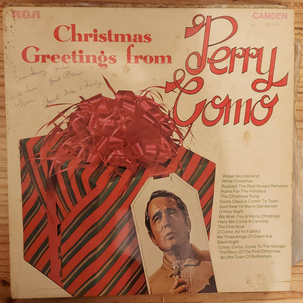 Perry Como – Christmas Greetings From Perry Como (Used Vinyl - VG) JS