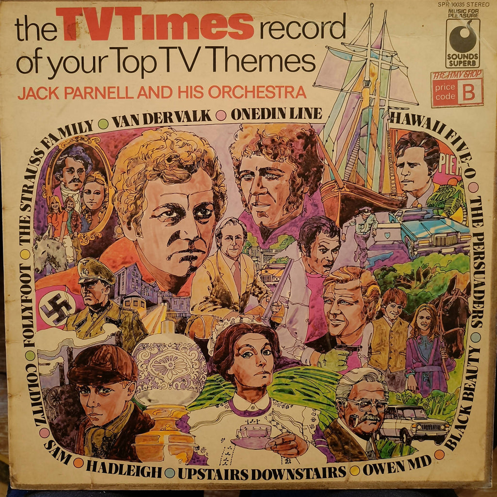 Jack Parnell And His Orchestra – The TV Times Record Of Your Top TV Themes (Used Vinyl - G) JS