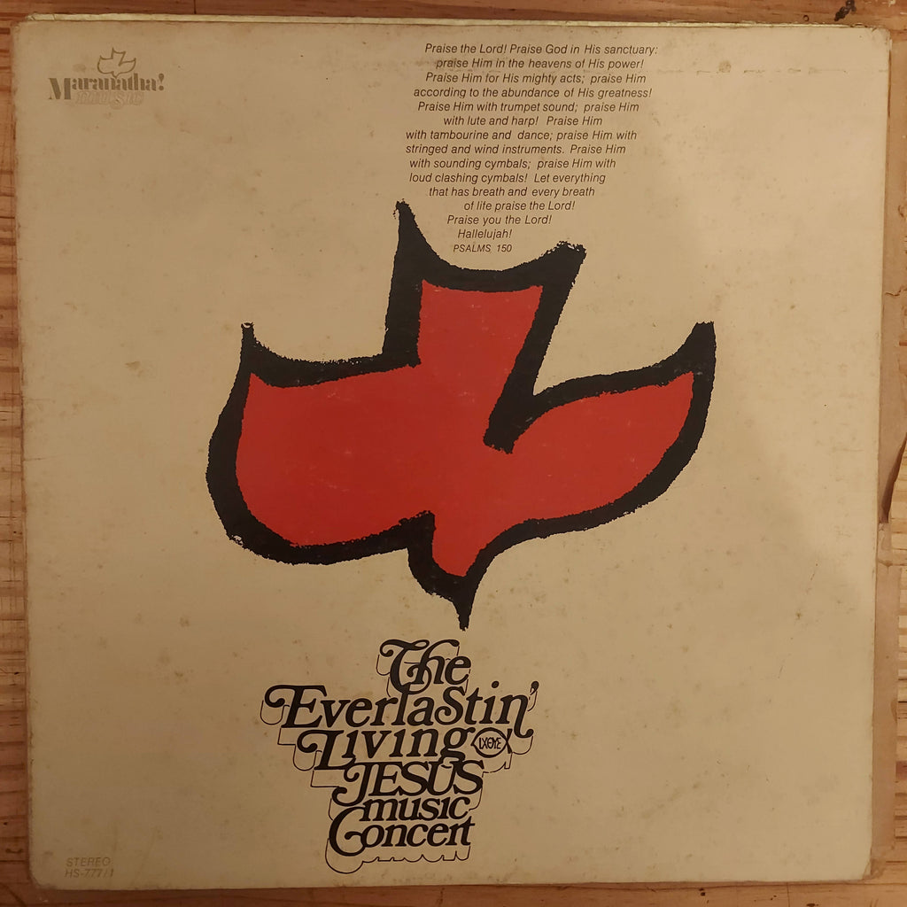 Various – The Everlastin' Living Jesus Music Concert (Used Vinyl - G) JS