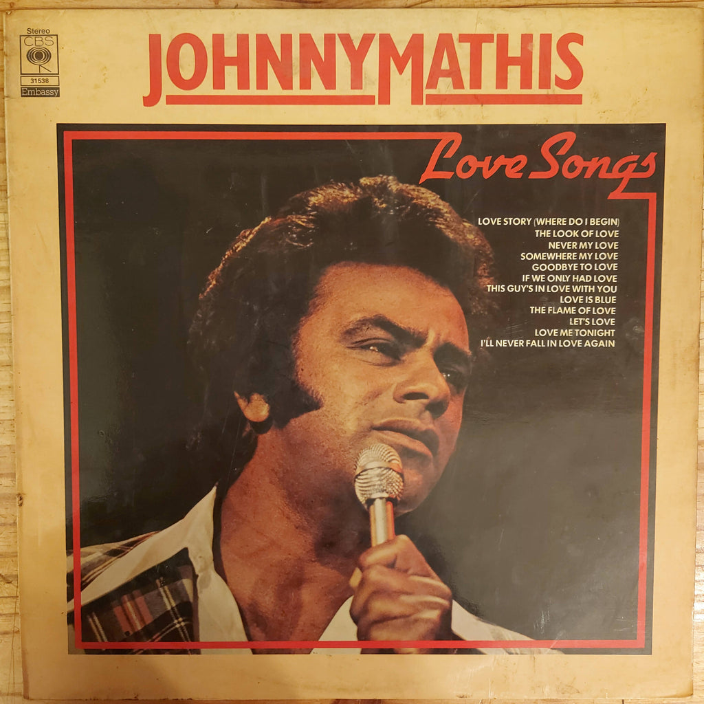 Johnny Mathis – Love Songs (Used Vinyl - VG+)