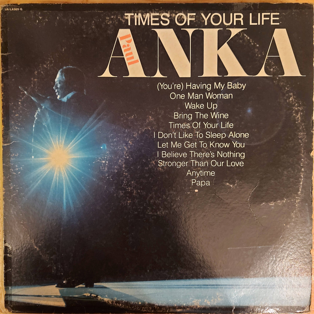 Paul Anka – Times Of Your Life (Used Vinyl - G)