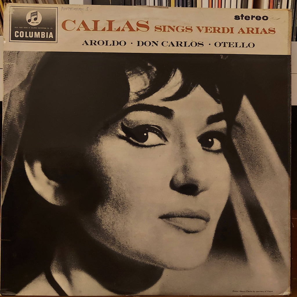 Callas – Callas Sings Verdi Arias Aroldo • Don Carlo • Otello (Used Vinyl - VG)