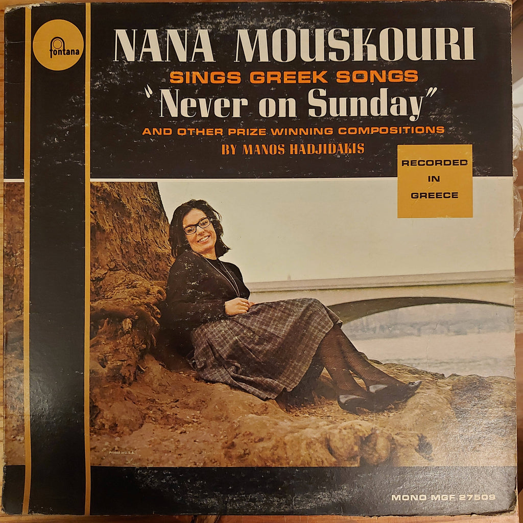 Nana Mouskouri – Sings Greek Songs (Used Vinyl - G)